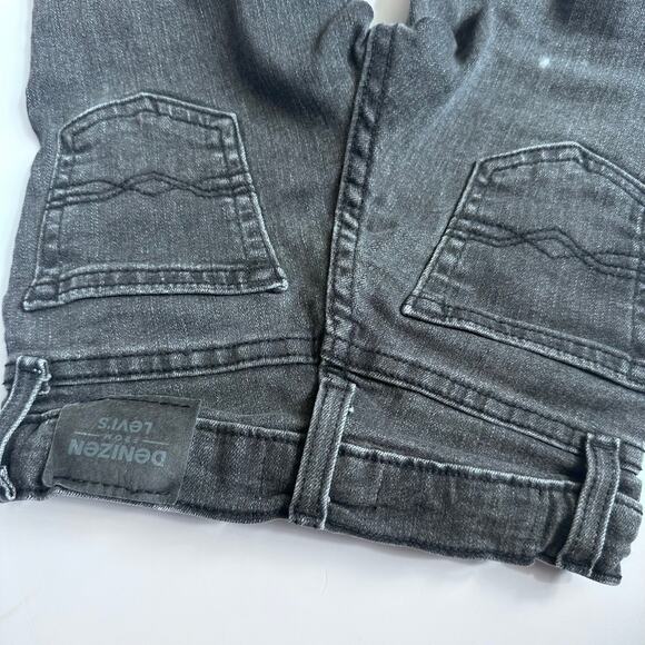 Levi's Denizen Black Distressed Tapered Jeans - Size 4 - Picture 4 of 6